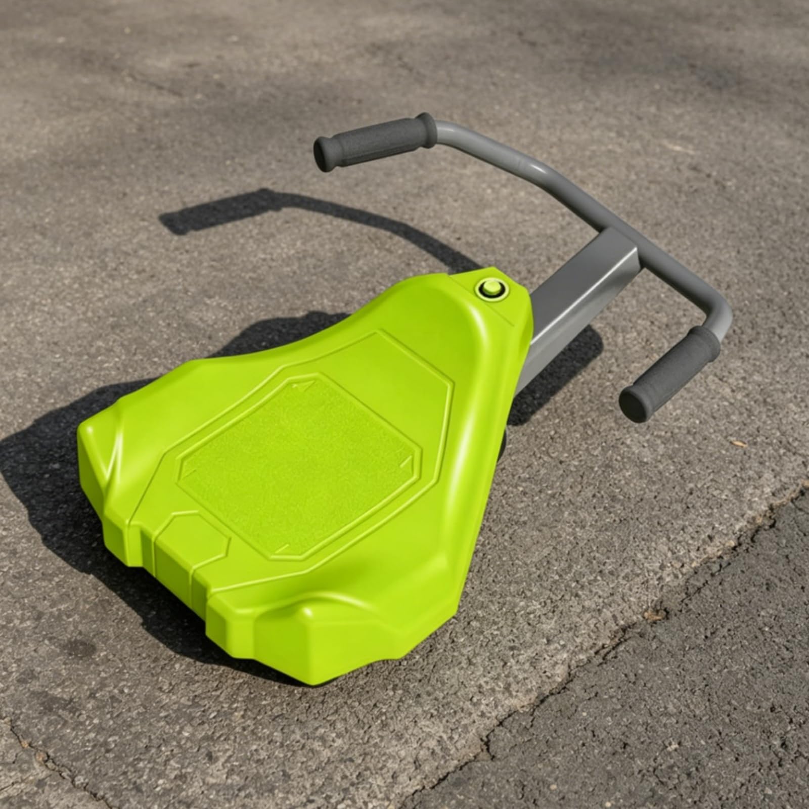 Colcolo Patinete de Equilibrio para Niños Correpasillos Compacto Vehículo de Empuje Juguete de Suelo con Soporte Trasero Diseño Práctico y Estable Metal, Rojo