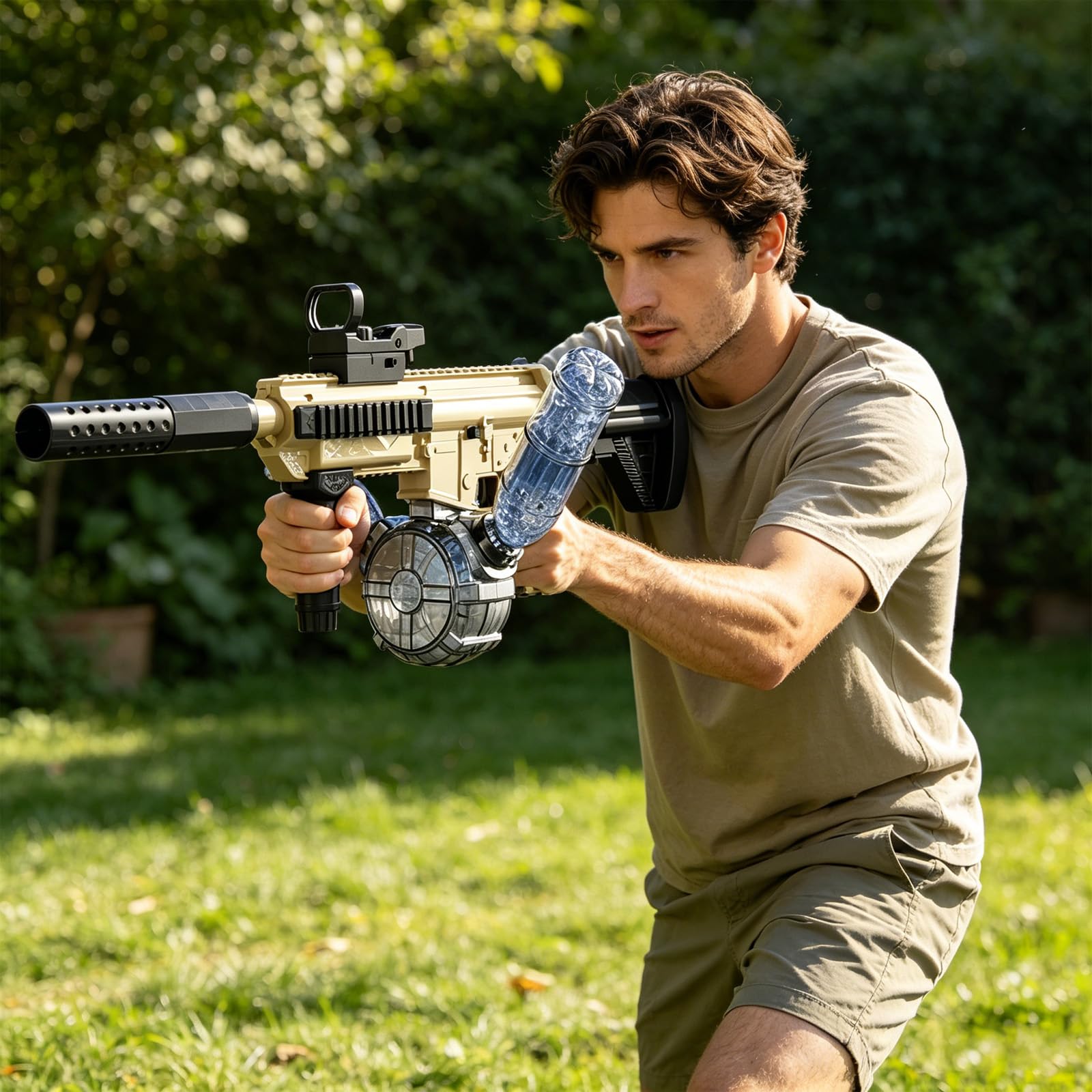 Pistola ad Acqua Elettrica,Pistole ad Acqua Potenti a Lunga Distanza,Water Gun,Pistola ad Acqua Giocattolo,Pistole ad Acqua Automatica,per Feste Estive in Piscina Aperto Spiaggia e Giardino