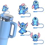 10 mm Straw Cover Cap for Stanley Cup 30 Oz 40 Oz&comma; 5 Pcs Straw Topper for Tumbler&comma; Funny Tip Covers for Stanley Cup Accessories