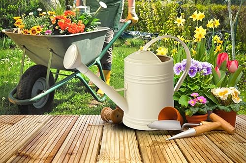 Miniatura 14 de Regadera de plástico para plantas de interior, flores de jardín al aire libre, regadera para plantas de interior con cabezal de aspersor