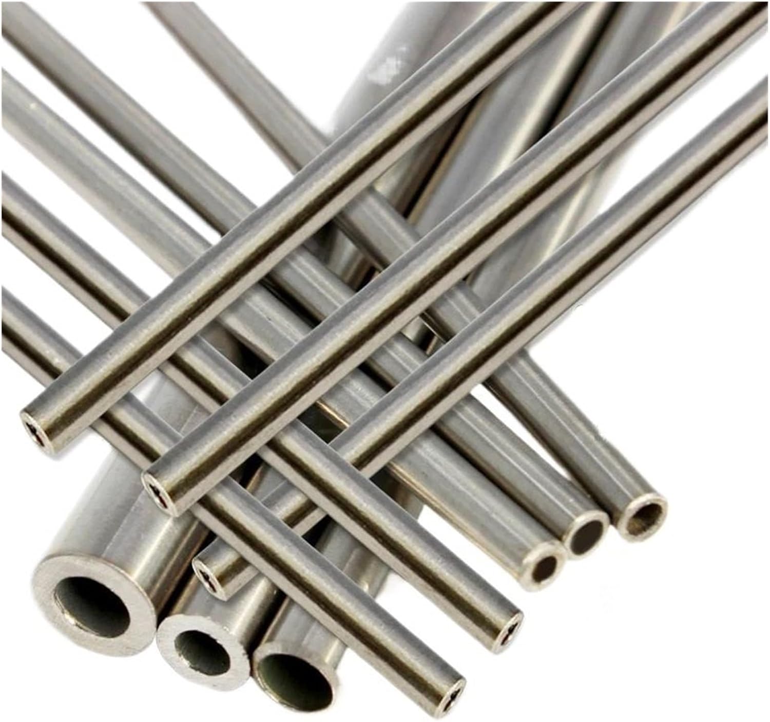 Capillary Tube 304 Stainless Steel, Seamless Round Straight Pipe, 250/500mm Long(500mm-8mmx5mm)