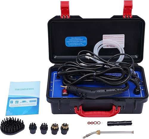 Miniatura 7 de High Pressure Steam Cleaner, 110V 1700W High Temp Portable Steamer, Intelligent 3-5 Bar High Temp Pressurized Steam Cleaner for Heavy Oils and Heavy