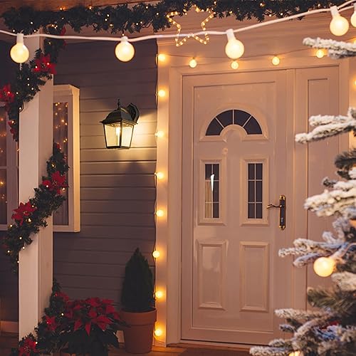 Miniatura 7 de Lámpara de pared exterior 1 luz negra para exteriores con pantalla de cristal transparente enchufe E26 resistente al agua de 1094 pulgadas de alto