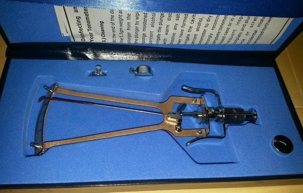 labotech Riester Schiotz Tonometer for Optometry with Case and User Manual