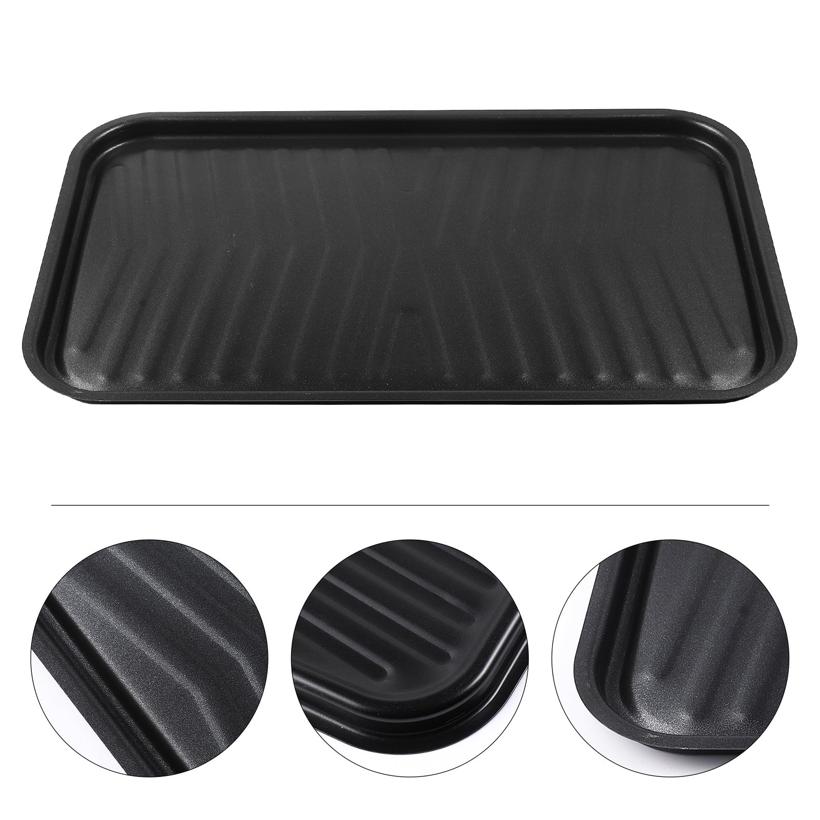 Placa Antiadherente para Barbacoa con Recubrimiento Grueso para Parrilla y Cocina Ligera y Fácil de Limpiar para Carnes y Verduras