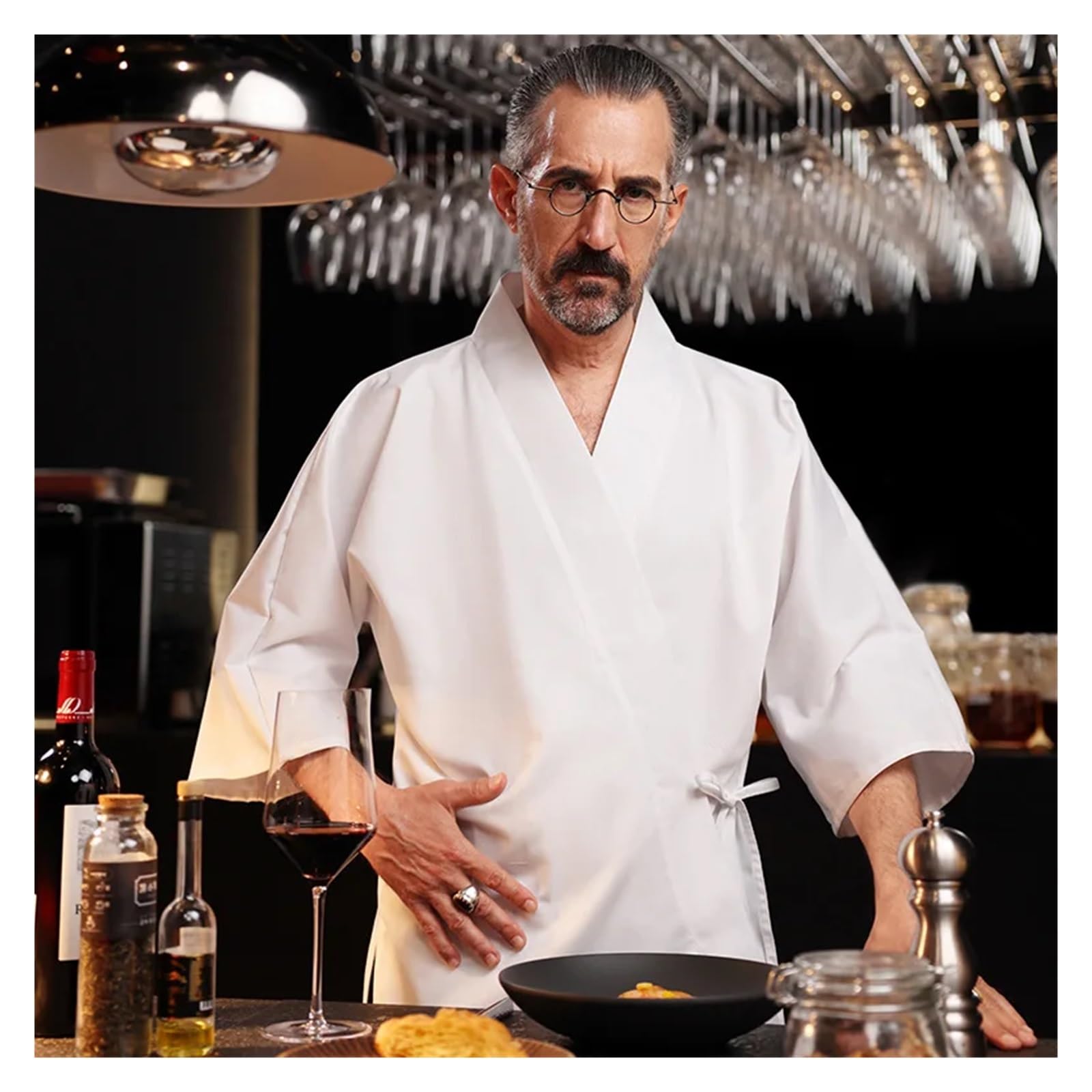 Uniforme da Cuoco, Abito da Lavoro per Ristorante, Cameriere, Chef, Abbigliamento per Servizio di ristorazione, Ristorante, Hotel