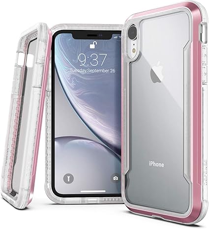 Capa para Iphone Xr Tela 6.1 X-doria Defense Shield Clear Rosa Rosê Anti  Impacto Teste Militar | Amazon.com.br
