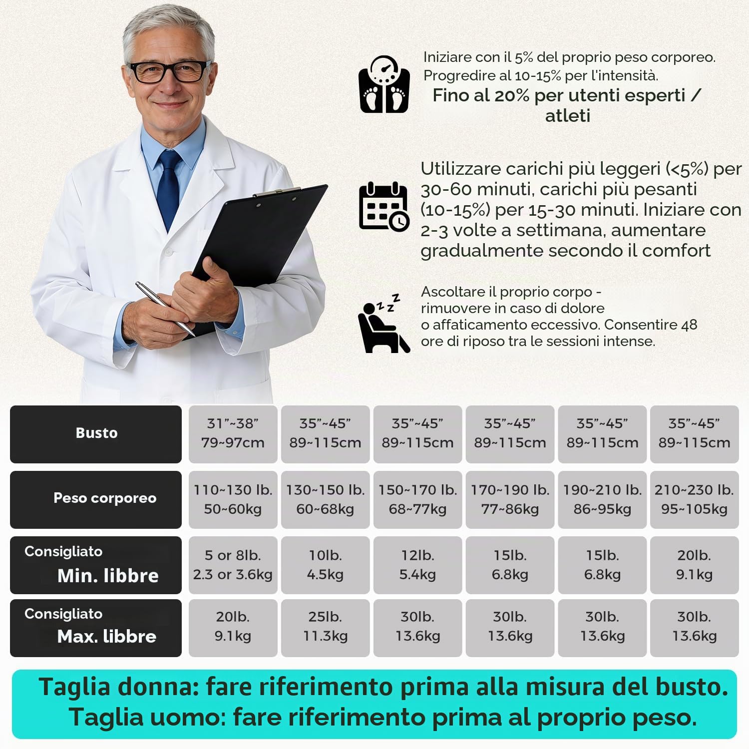 Bagail Gilet Appesantito Per l'Allenamento Della Forza, Misura Del Busto Regolabile, Comoda Tasca, Gilet Appesantito Con Sabbia di Ferro, Ideale per la palestra, lo yoga e l'aerobica