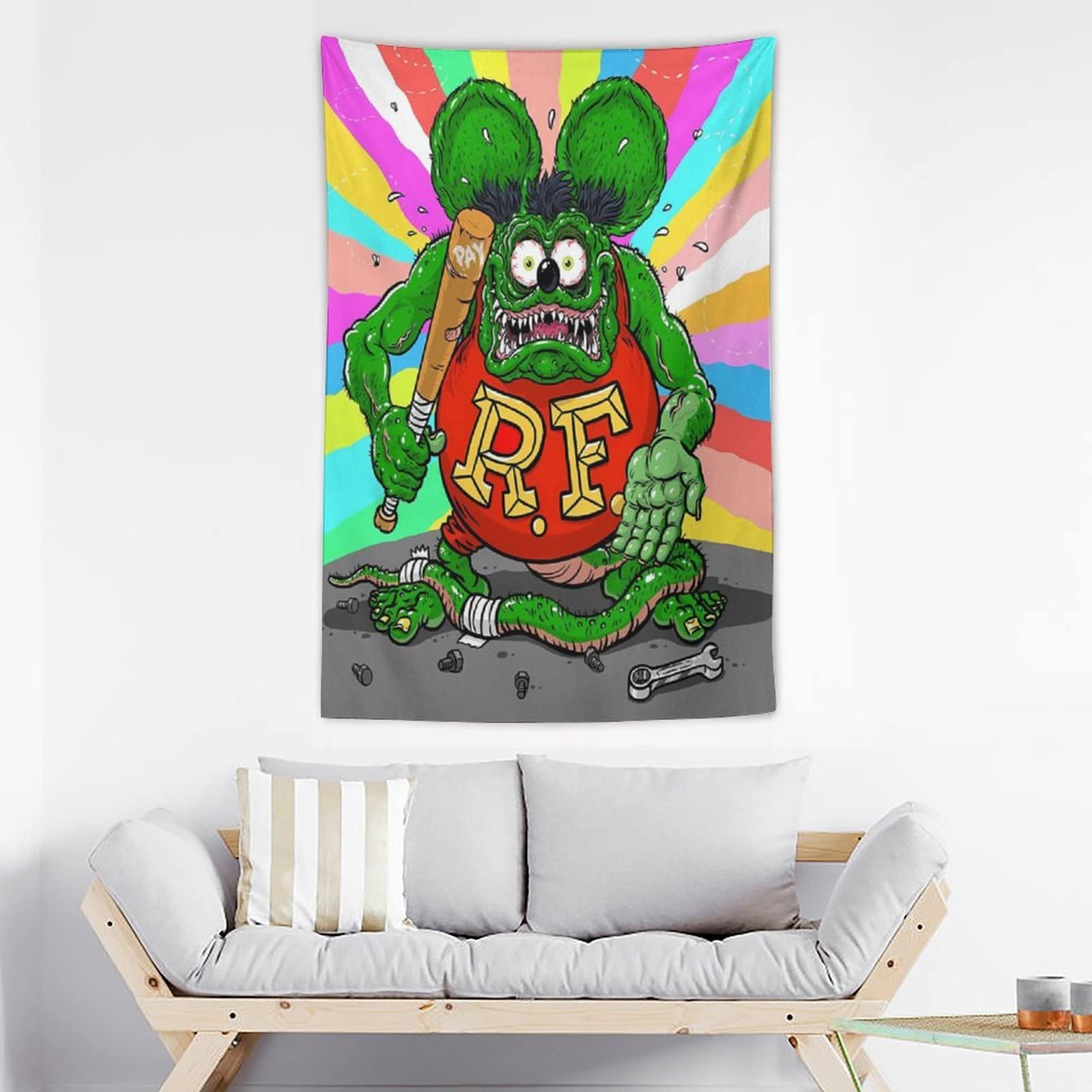 ラットフィンク タペストリー Amazon.co.jp: ラットフィンク タペストリー おしゃれ壁掛け