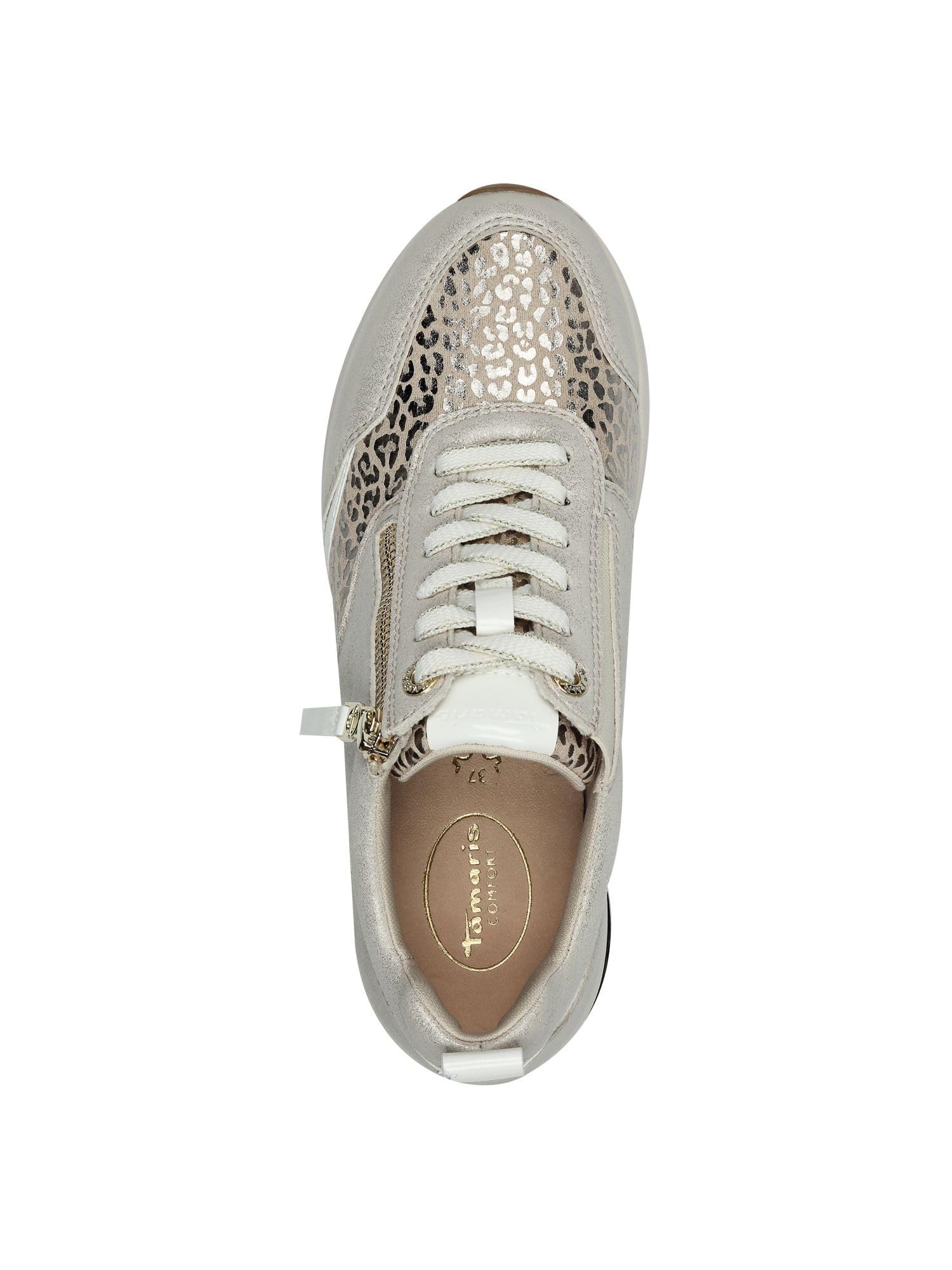 Tamaris Comfort Baskets Femme Plates avec Fermeture éclair Sportives