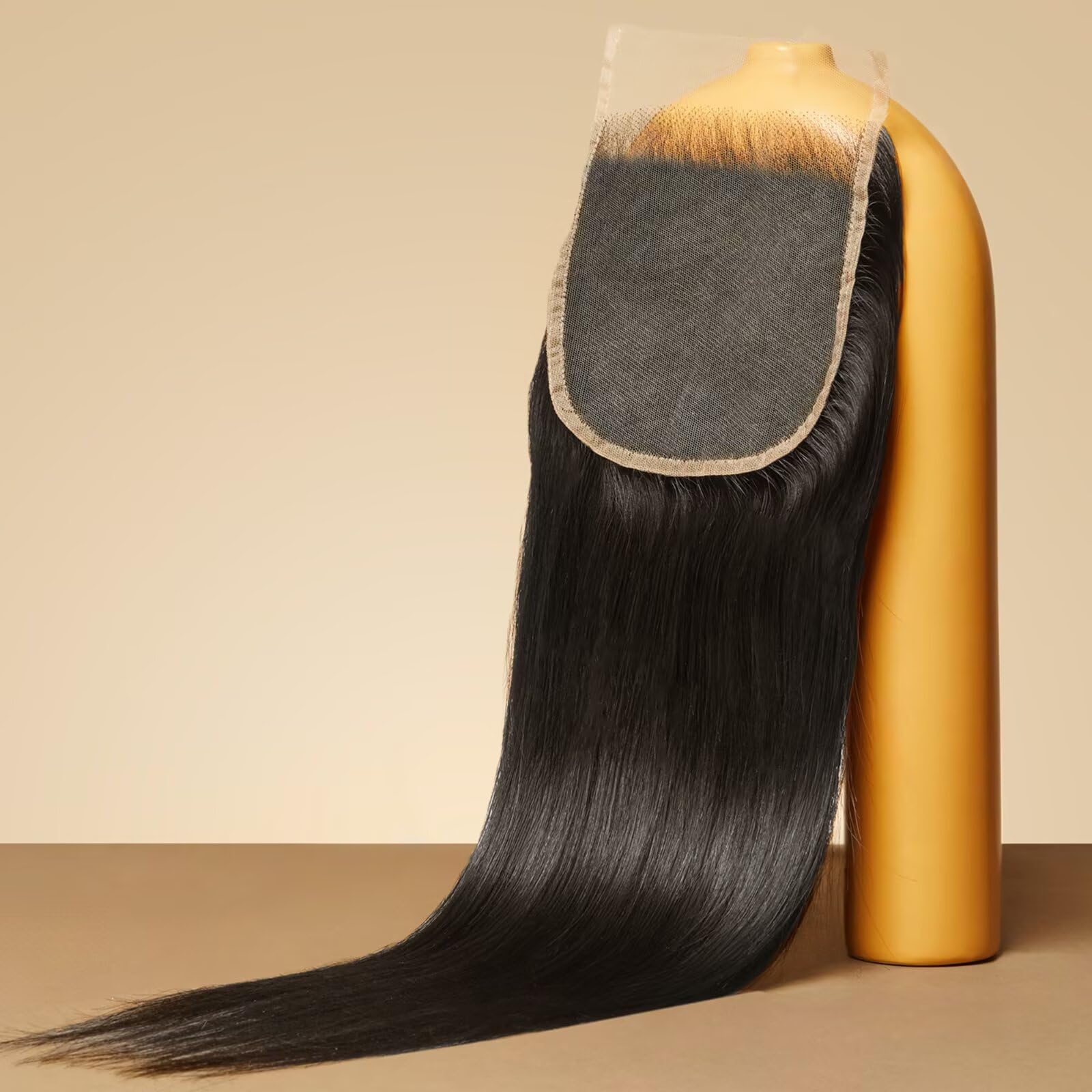 Triippy Raw Hair 5x5 HD Lace Closure Straight More Less Shedding than Regular Virgin Hair, 0.10mm Ultra-Thin 5x5 Swiss Real HD Lace with 100% Raw