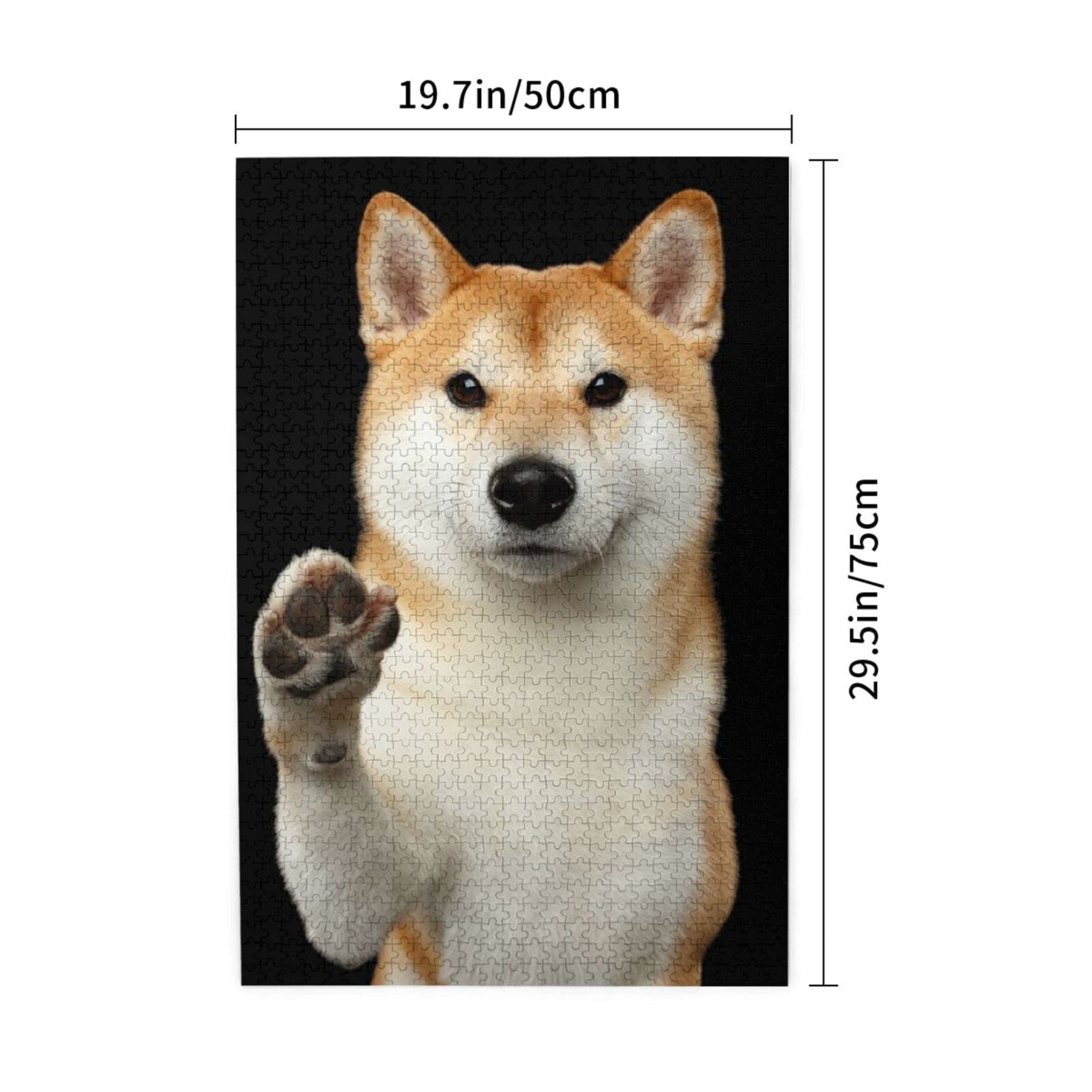 Amazon | 1000ピース ジグソーパズル 柴犬 いぬ 犬柄 木製 50