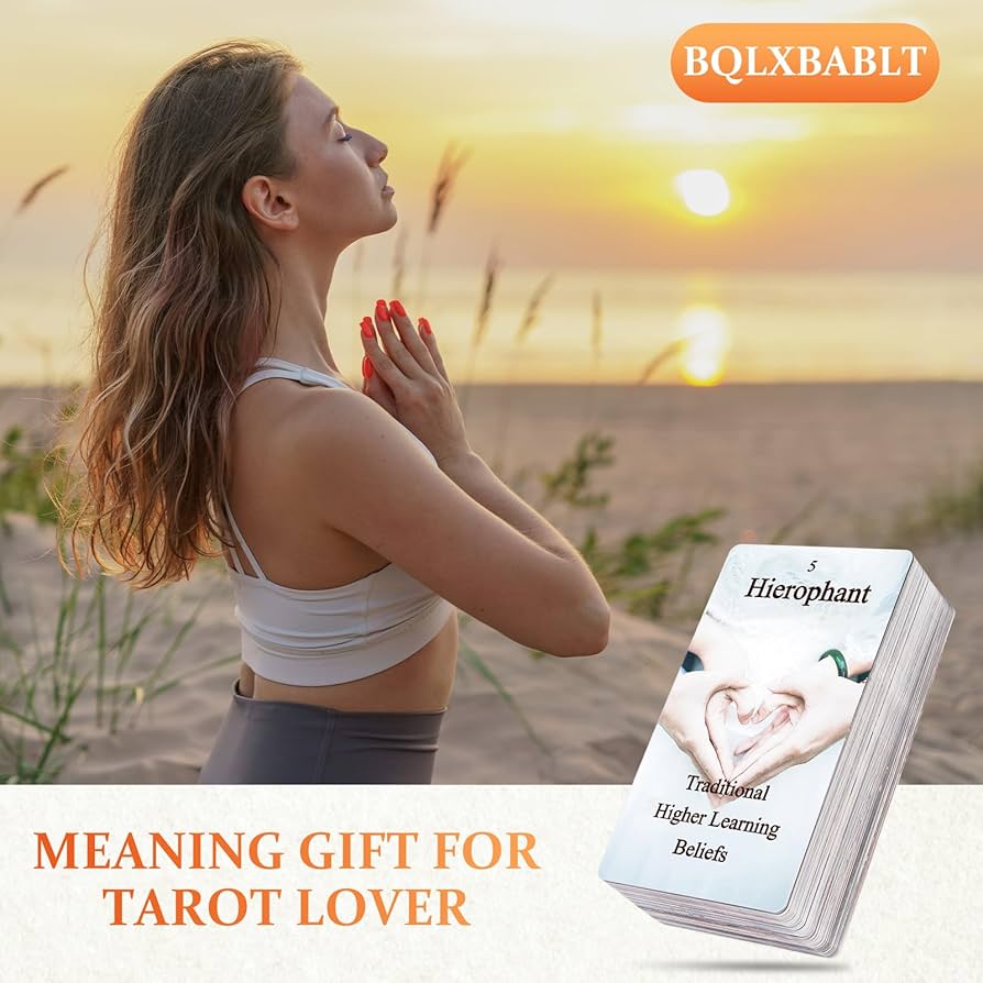 Soulme Tarot Cards For Beginners Tarot Cards With Meanings On Them Tarot Learning Deck Reading Divination Tool