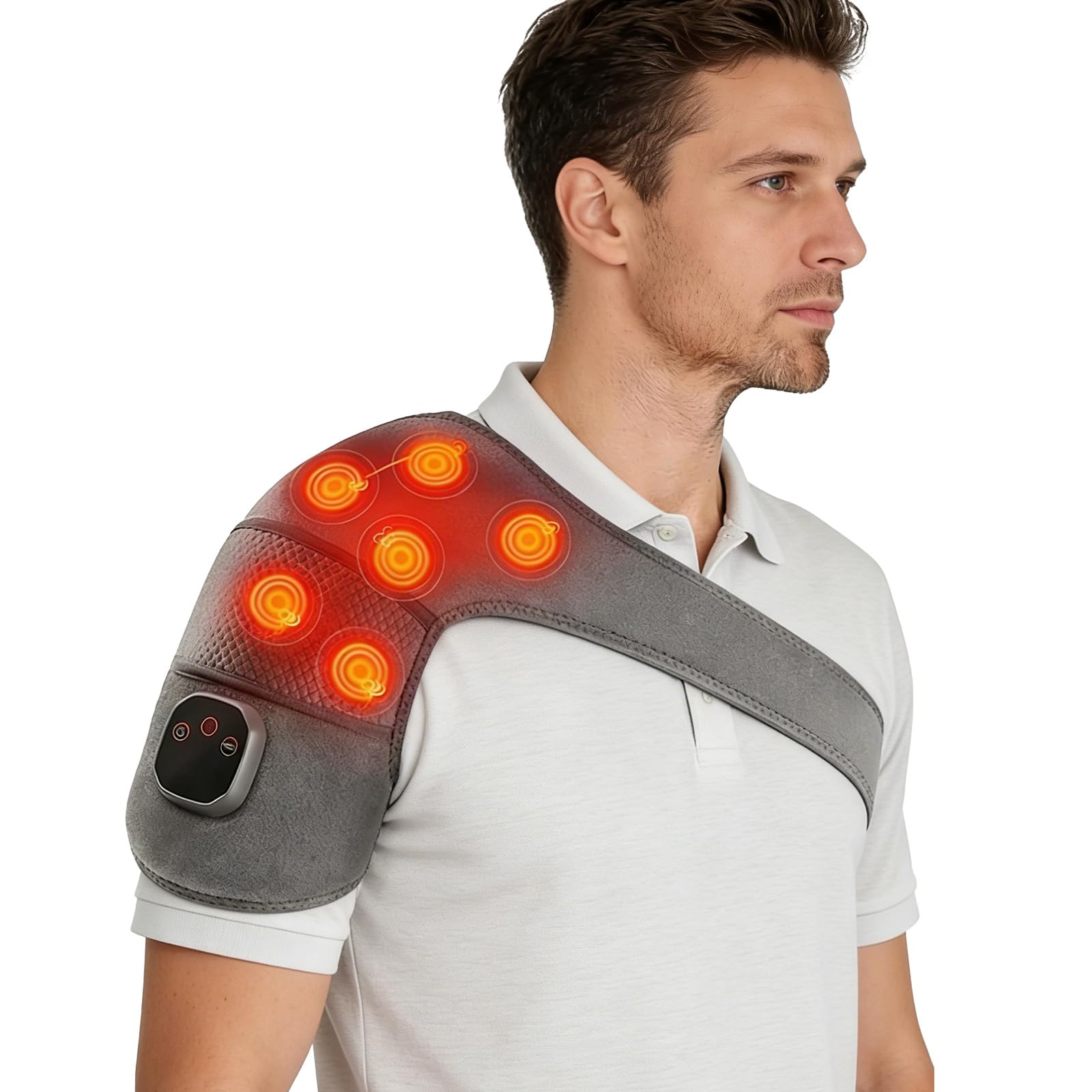 Hewelth Triple Method Schulter-Massagegerät,Triple Method Shoulder Massager