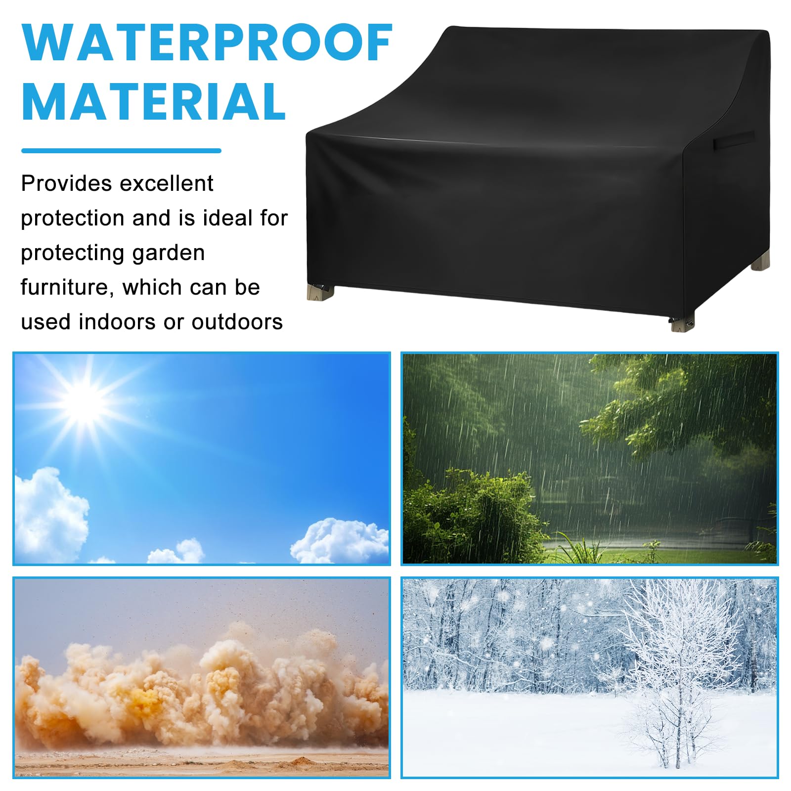 Housse De Protection Pour Banc De Jardin 4 Places En Tissu Oxford Impermeable Et Respirant Housse De Mobilier De Jardin 71897891 Housse De Protection Pour Banc De Jardin 4 Places En Tissu Oxford Impermeable Et Respirant Housse De Mobilier De Jardin 71897891
