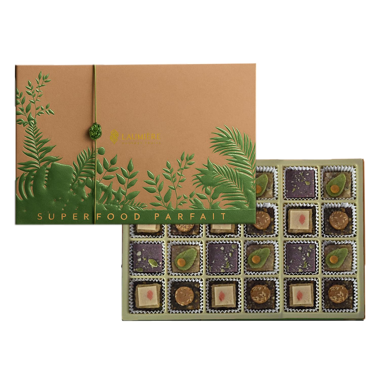 Superfood Parfait Collection - Rectangle (24 Pcs) - Premium Gift Baskets for Adults - Healthy Gift Basket - Dried Fruit Gift Basket - No Added Cane Sugar - Fruit Basket Gift