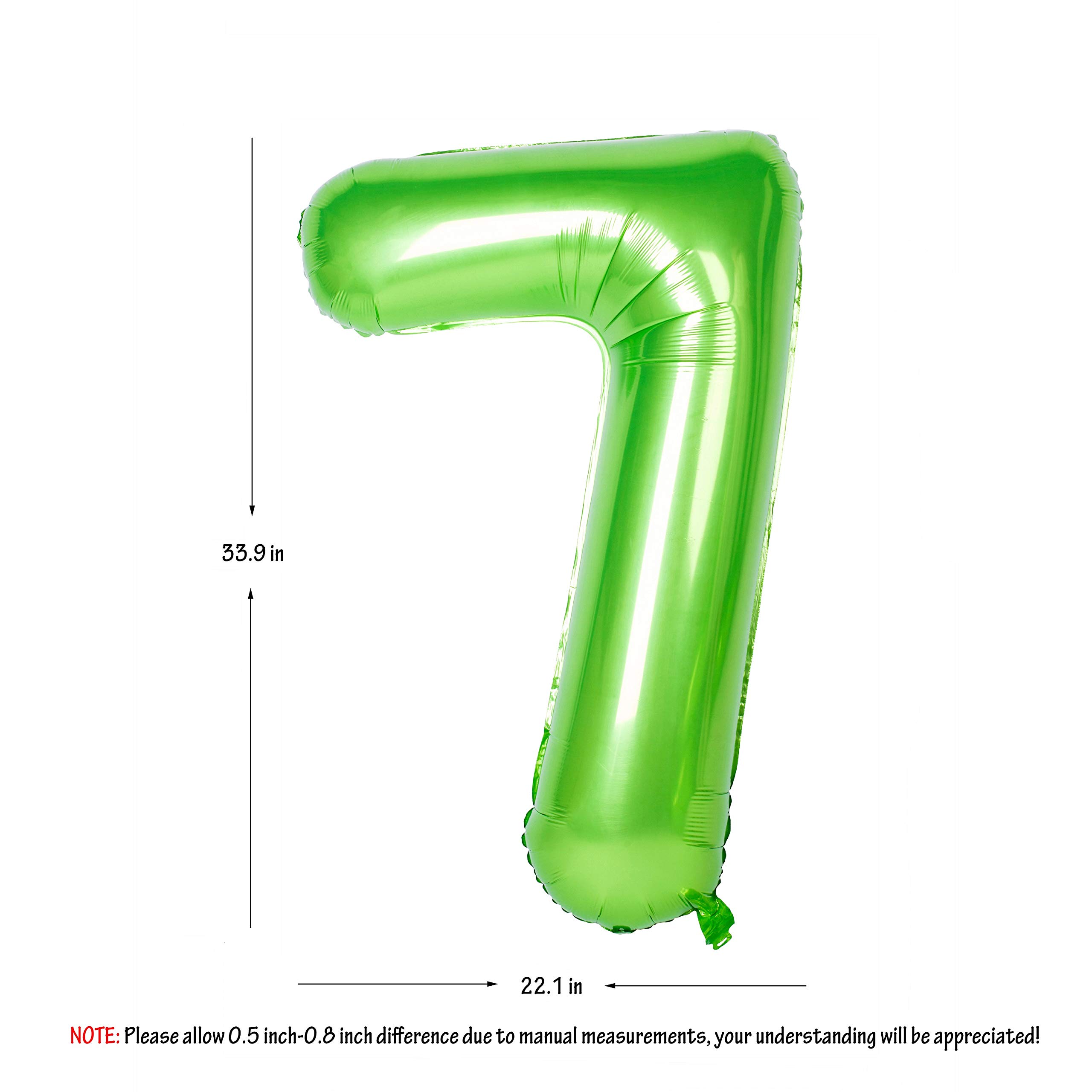 Red 0 balloon 40 Inch Giant Helium Foil Number 0 to 9 Red Balloon Birthday Wedding Party Digital Decorations (Number 0) — view 68