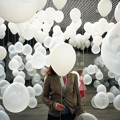 Miniatura 5 de PartyWoo 50 globos metálicos de oro rosa de 5 pulgadas y 50 globos blancos, 5 pulgadas