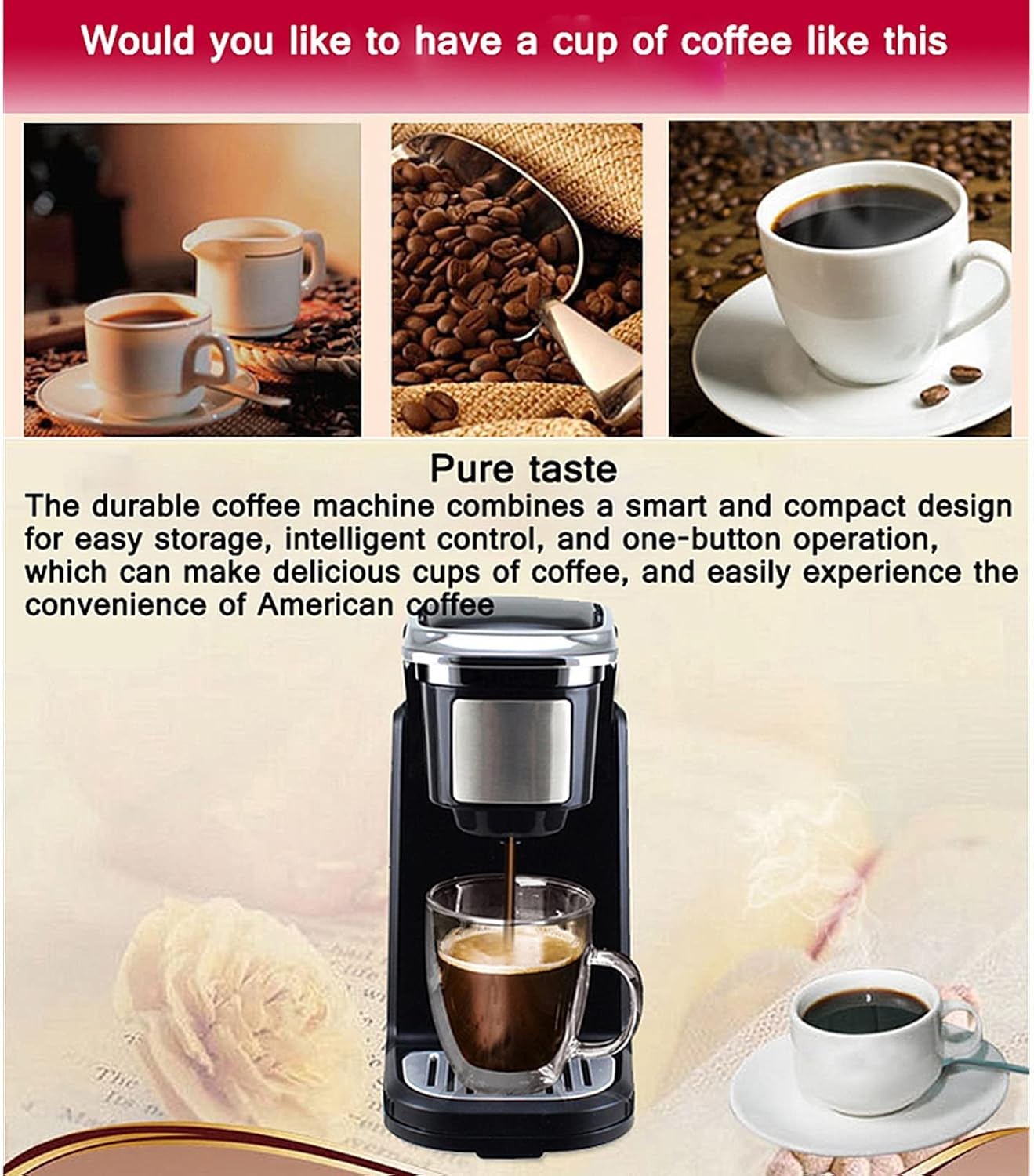 コーヒーメーカー 220V 3-in-1カプセルコーヒーマシン多機能パウダー