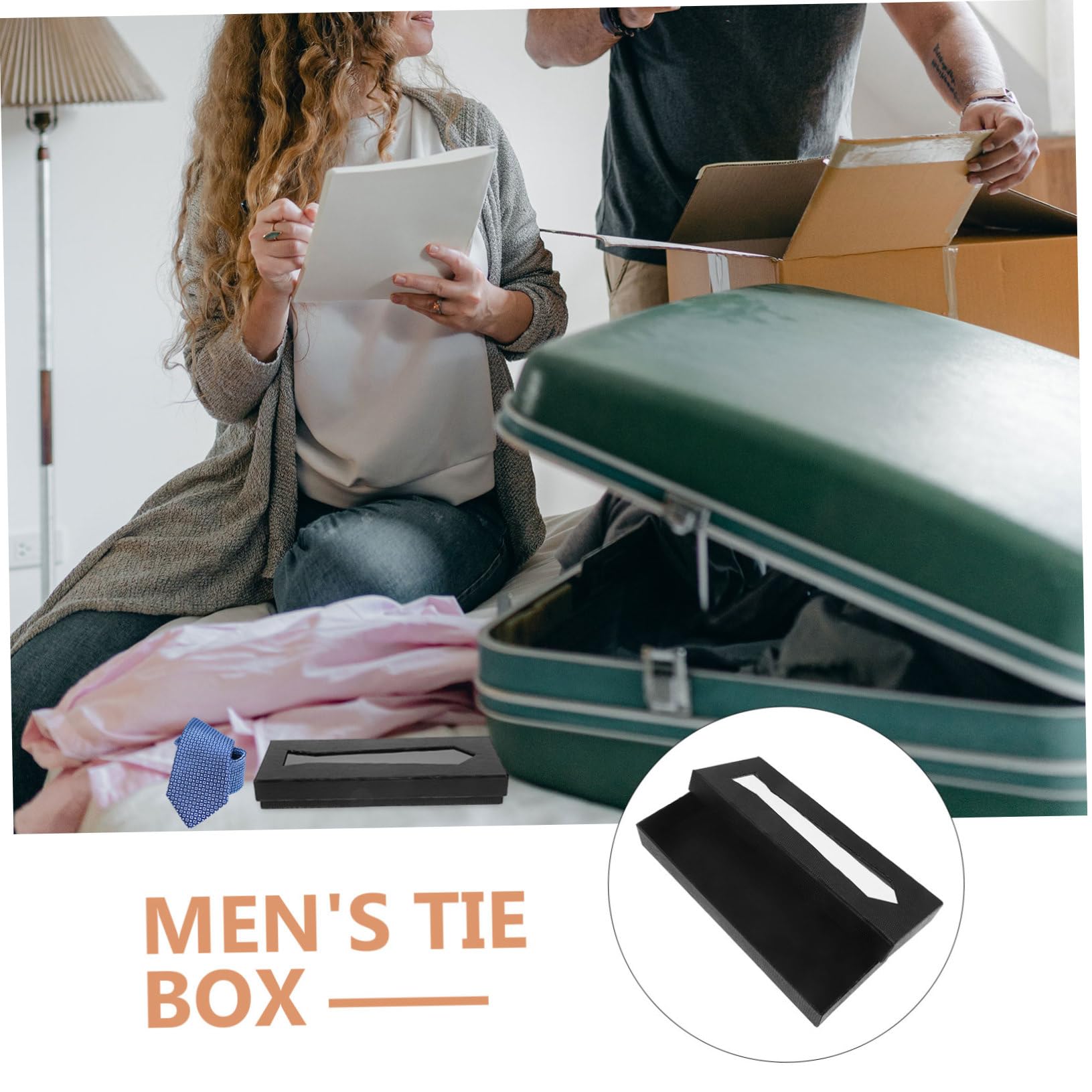 3stücke Herren Krawattenbox Mit Schlangenleder- Elegante Aufbewahrung Für Krawatten Und Taschentücher Für Reisen Und Multifunktionale Organizer-lösung Für Stilbewusste