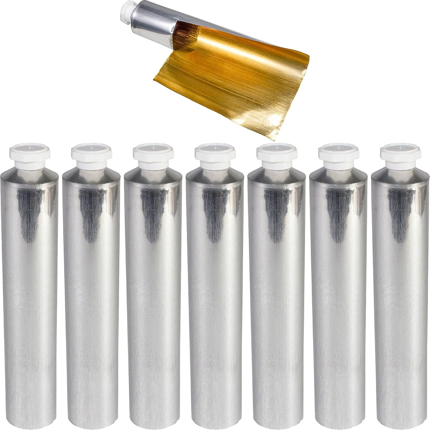 Empty Aluminum Paint Tubes for Making Paint and Store