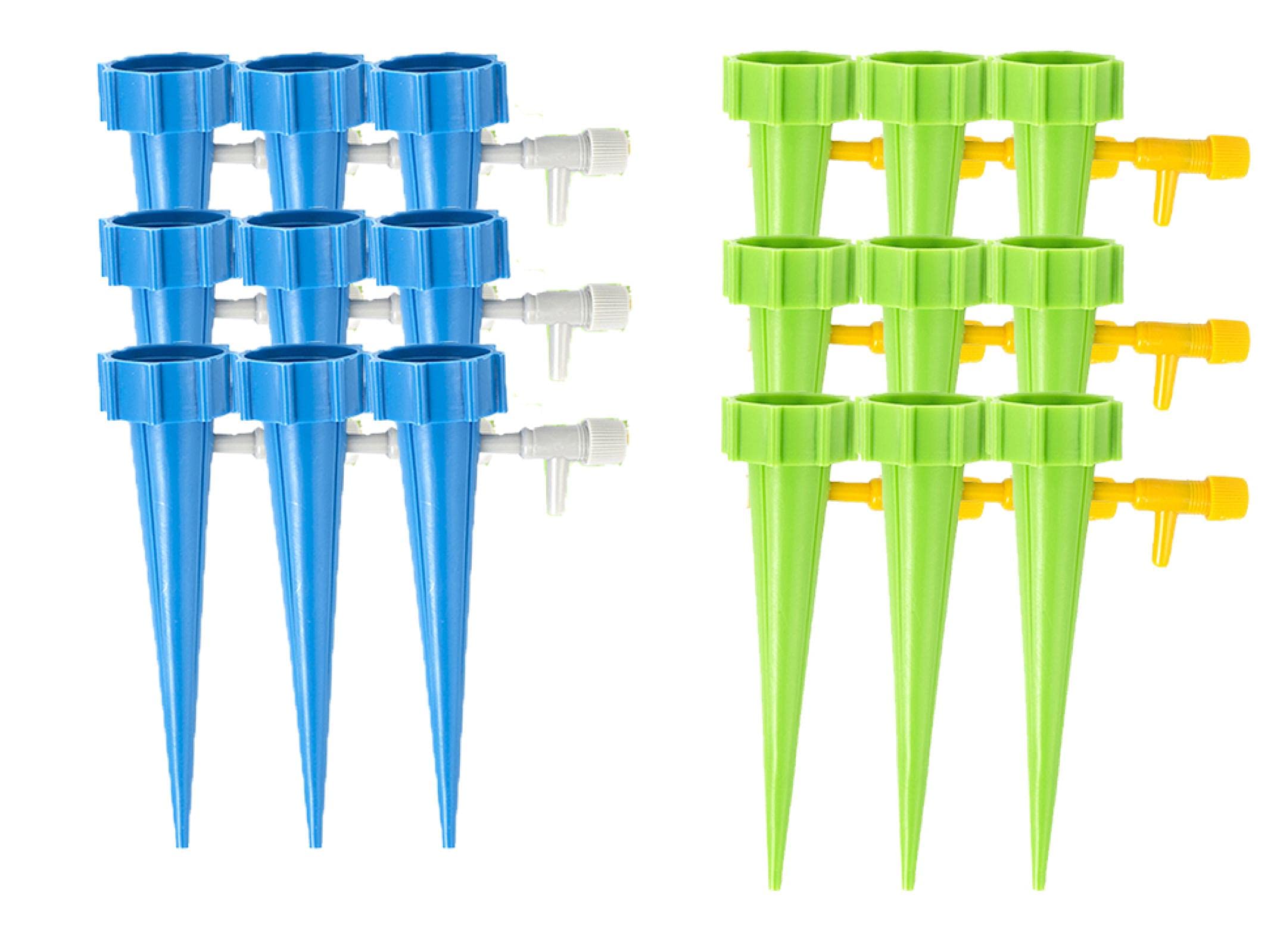 Dispositivo di irrigazione automatico pianta fiore sistema di irrigazione a goccia serra giardino regolabile annaffiamento automatico punta gocciolatore 18 PZ