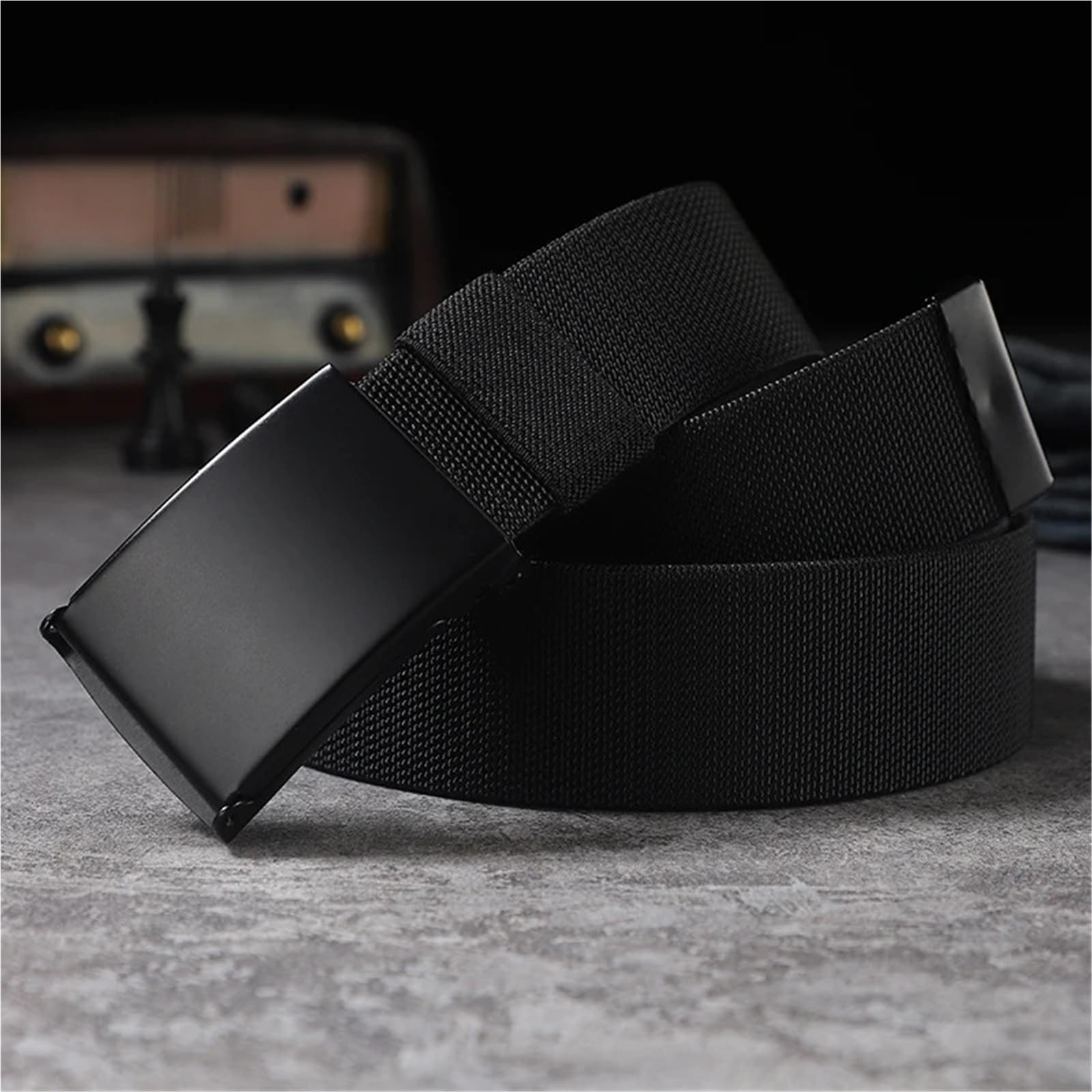 Cinturon de trabajo Pretina con hebilla automática for hombre con cinturón elástico
