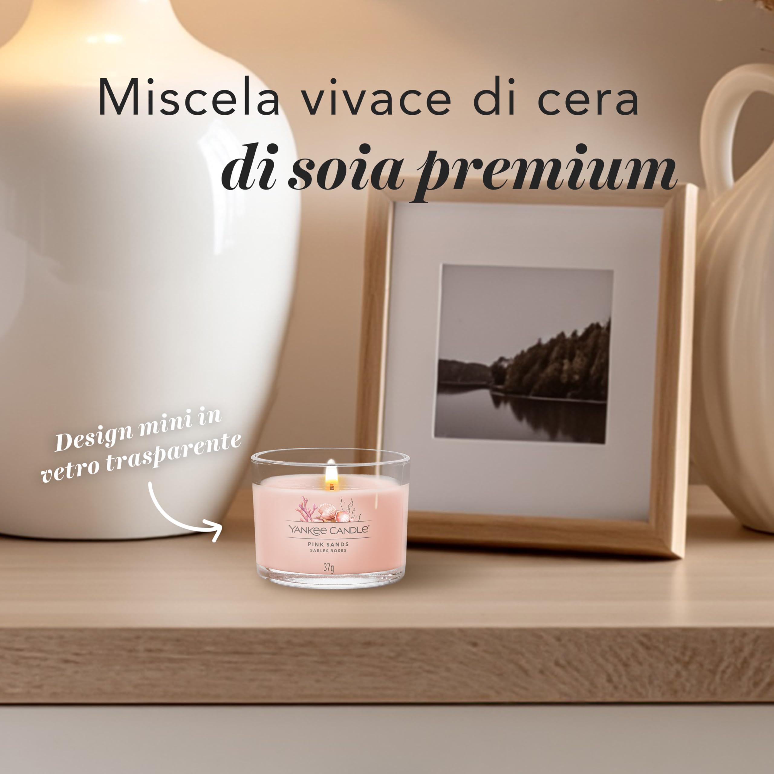 Yankee Candle Set regalo di candele profumate | 3 mini candele votive profumate | Miscela di cera di soia | Regali perfetti per le donne