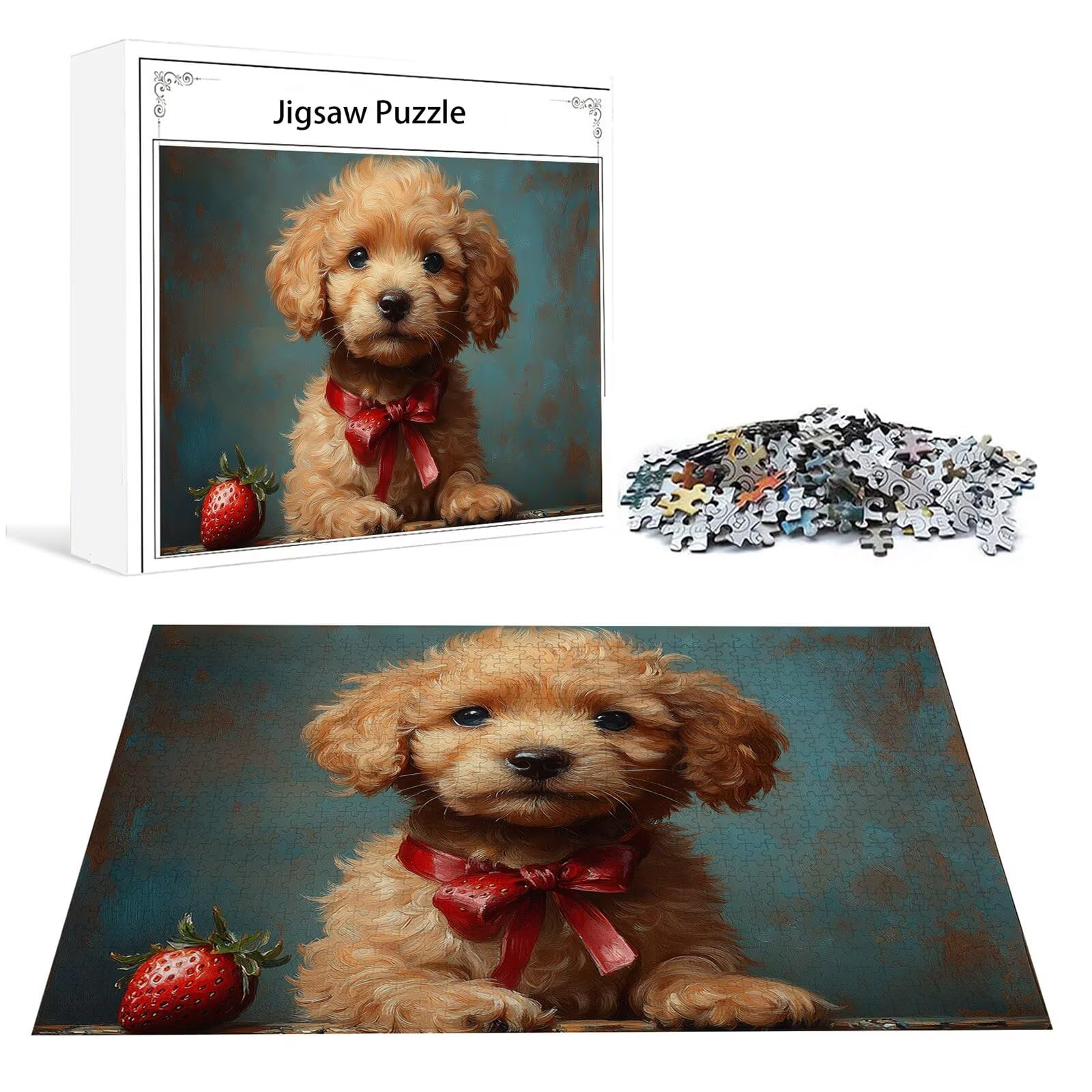Tier Puzzle 1500 Teile Erwachsene Klassische Puzzles Hund Jigsaw Anspruchsvoll Impossible Schwer Pädagogisches Spielzeug Kinder Holzpuzzlem Groß Puzzlespiel Geeignet für alle Altersgruppen P-825