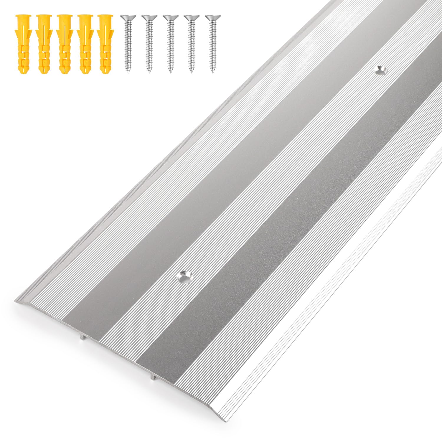 Orechic 5″Wide Sturdy Thicken Aluminum Threshold Strip