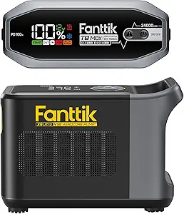 Fanttik T8 MAX 4000 Amp Jump Starter and X9 Ultra™ Portable Tire Inflator