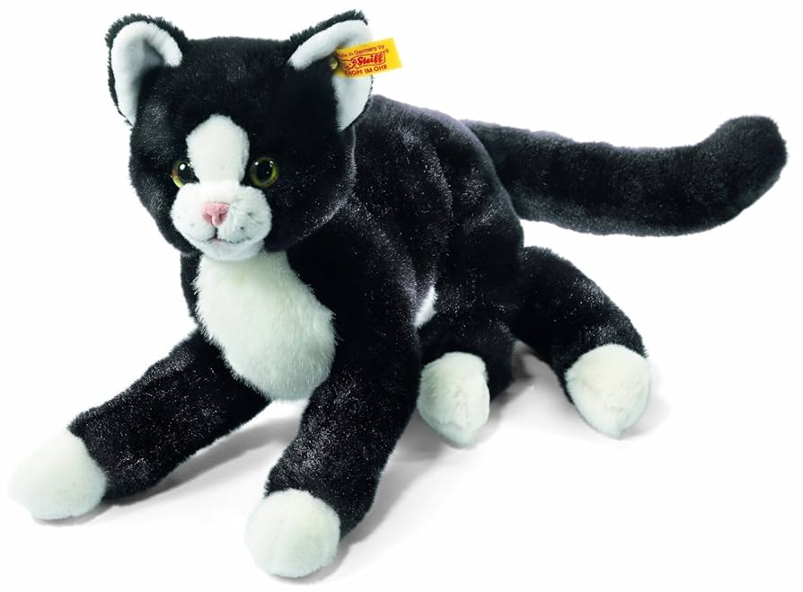 Steiff シュタイフ ねこ Mimmi Mimmi Cat, 9 in, yellow