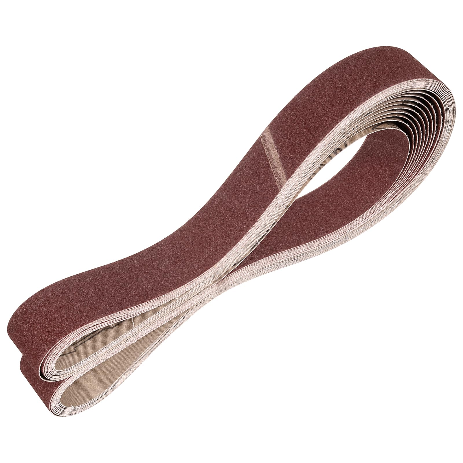 QUARKZMAN 50mm x 1829mm Bandas de Lija Set, 20pcs Cintas Abrasivas 120 Grano Correa para Lijadoras Óxido Aluminio para Carpintería Pulido de Metal Afilador de Cuchillo