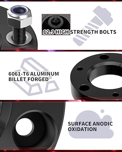 Miniatura 12 de FLYCLE Bloques de elevación traseros de 3 pulgadas compatibles con Chevy Silverado 1500 Sierra 1500, kit de nivelación trasera de 3 pulgadas