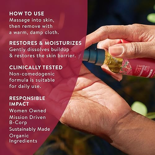 Miniatura 5 de Tejón Balm  Rostro y limpieza  Aceite Orgánico Certificado, Rosa, 1