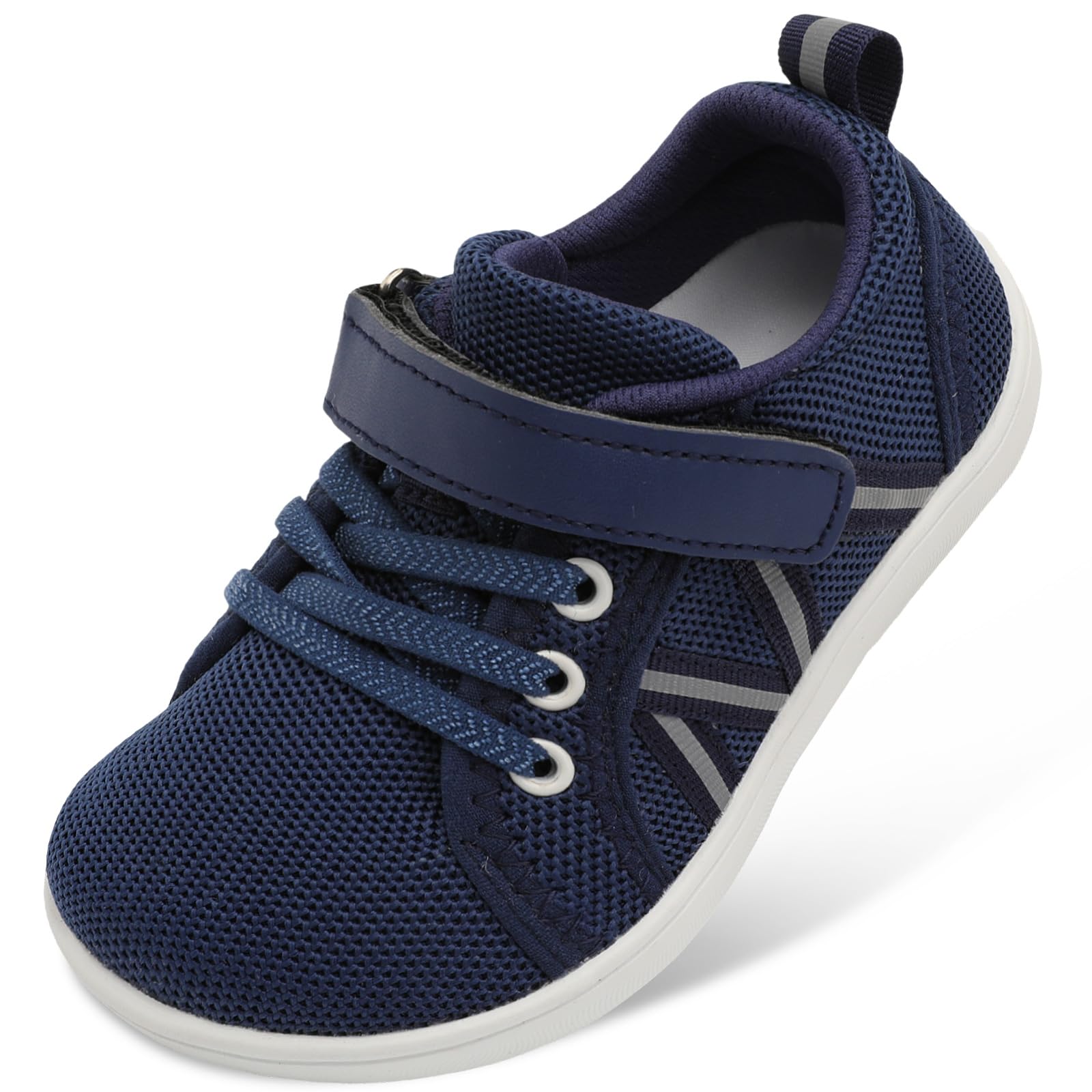 JOINFREE Toddler Shoes Boys Girls Wide Barefoot Shoes Little Kids Minimalist Sneakers Zero Drop Casual Walking Shoes Breathable Tennis Shoes Indoor