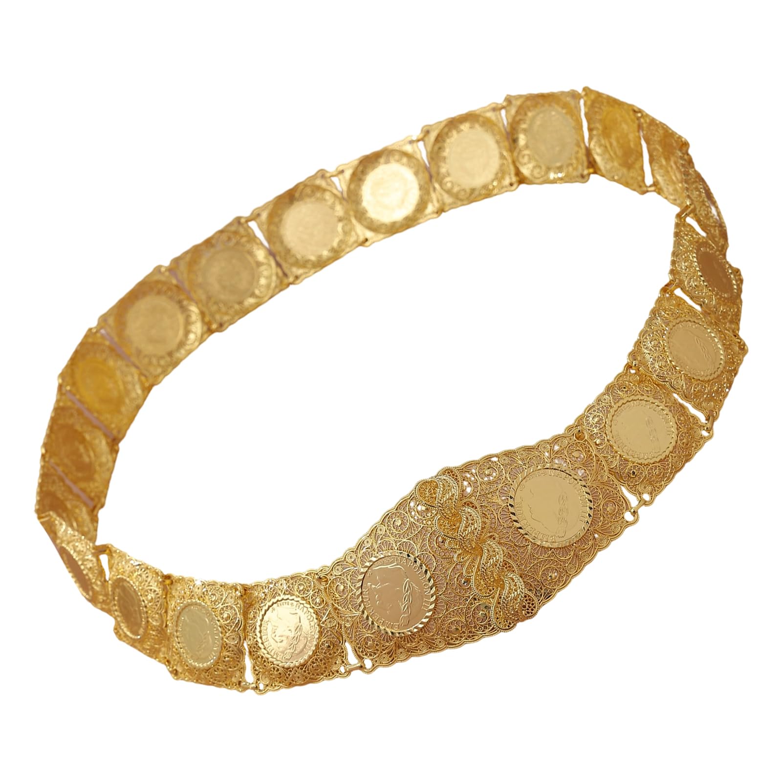 Catena per ombelico con motivo floreale color oro per abiti da sposa da spiaggia, accessori per cintura, lussuosa cintura in vita per festival di musica teatrale, jeans, abiti