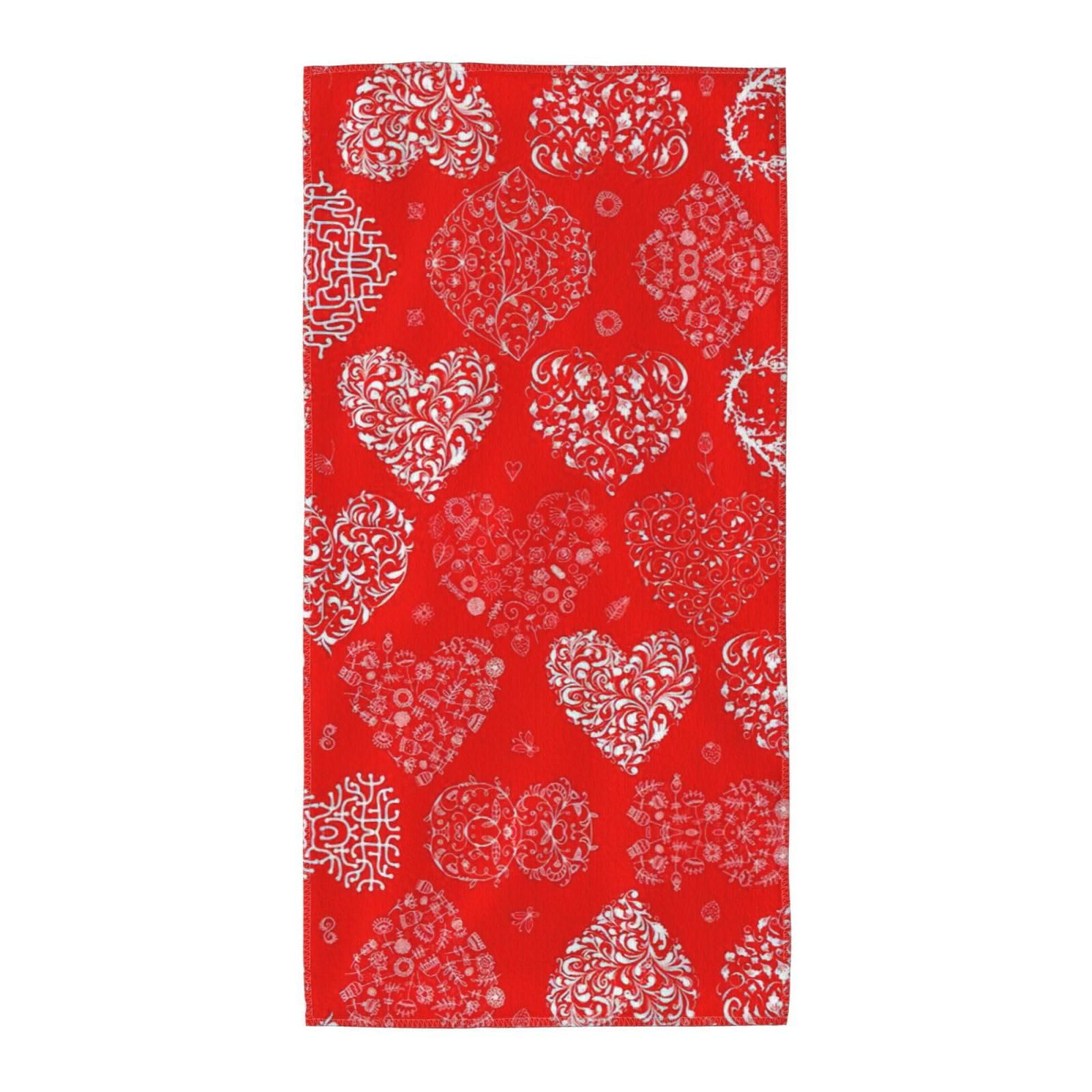 SDEGTHO Love. Soft Absorbent Long Towel For Gym Sports Picnic Leisure Use