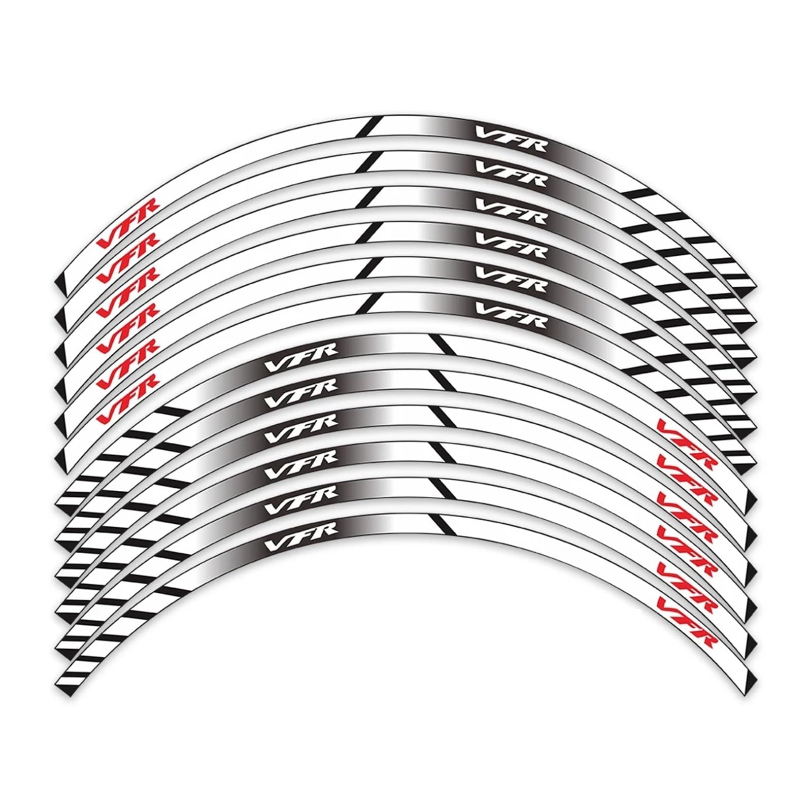 Autocollant pour roue de moto VFR, masquez les rayures de jante sur VFR800 et VFR1200