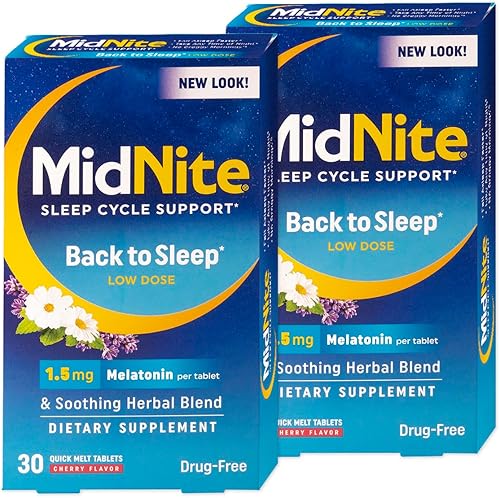 Miniatura 8 de Meda Consumidor Healthcare Midnite Dormir Ayuda 30Count 46017-050-30 paquete de de 1 1 1