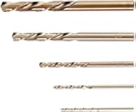 Left Hand Drill Bit Set, Cobalt Alloy Steel, 5/64-Inch to 19/64-Inch, 5-Piece (30520)