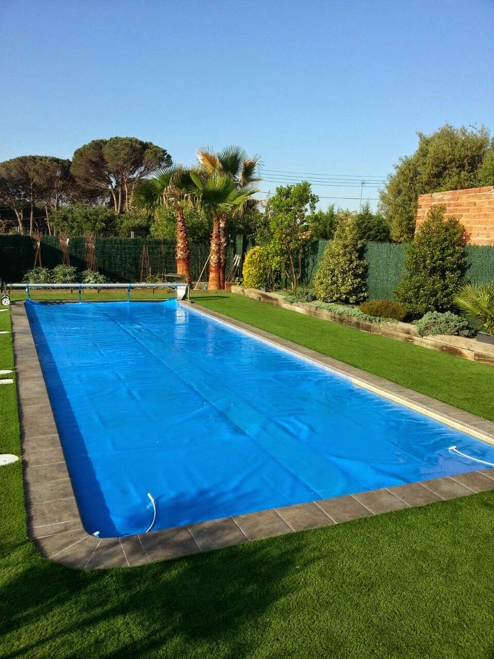 International Cover Pool Solardecke für Pools von 3 x 3 Meter, 6 x 10 Meter ohne Verstärkung