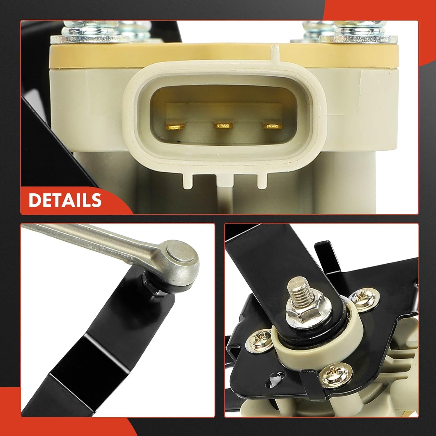 A-Premium Ride Height Level Sensor Compatible with Toyota Tacoma 2005-2008 & Lexus ES300 2000-2001, Rear Right Passenger Side