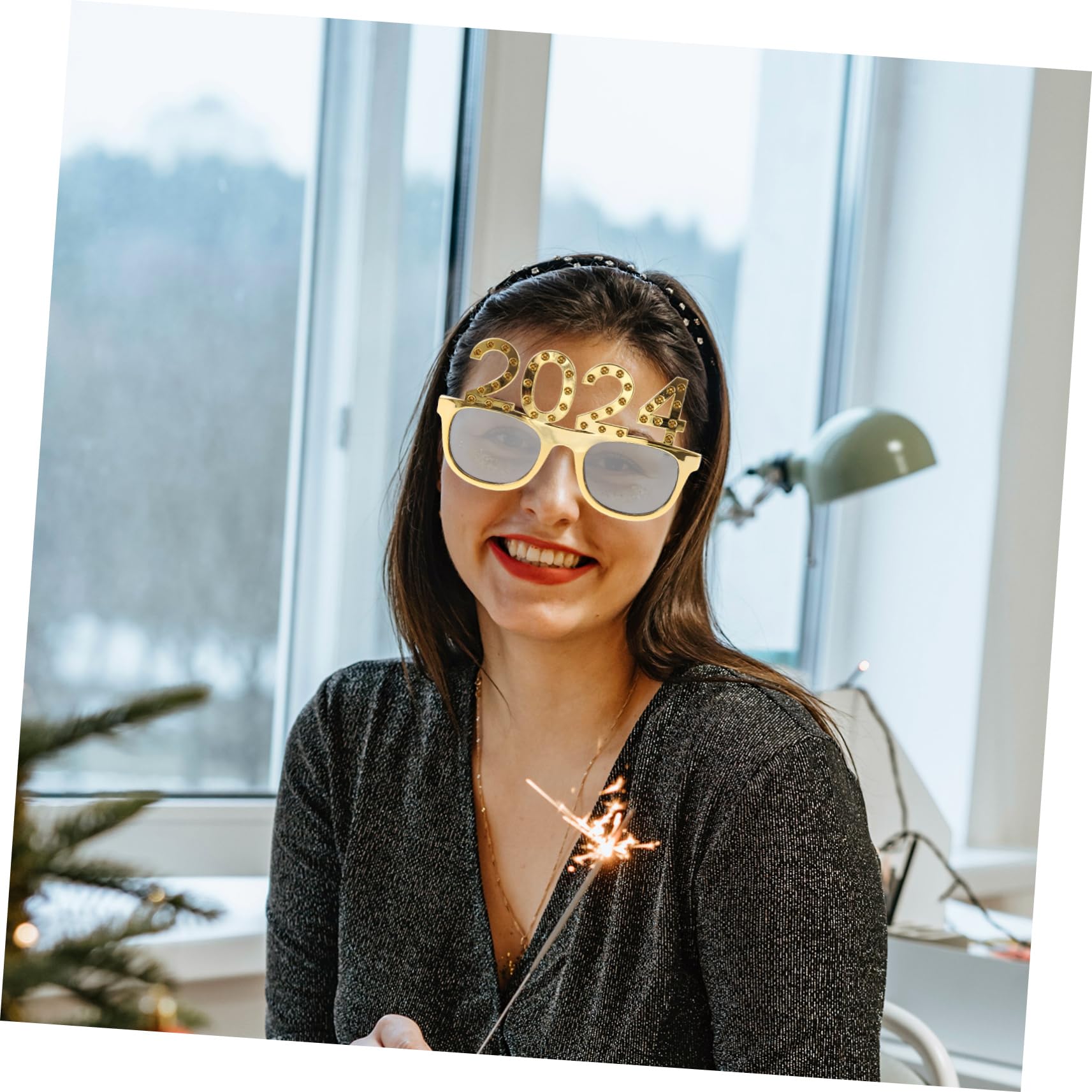 TOPPERFUN Year Party Eyeglasses Colored Graduation Party Props Funny Novelty Glasses for Celebrations Unique Brighten Up Festive Gatherings