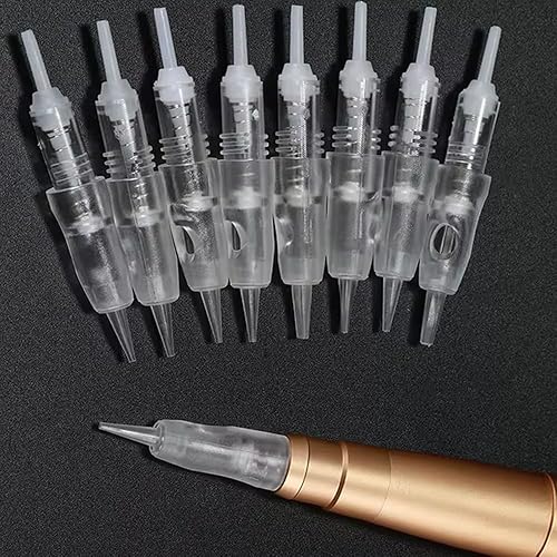 Miniatura 9 de 50 cartuchos desechables de microblading Nano agujas de tatuaje permanentes de maquillaje para máquina de tatuajes para polvo degradado, cejas y