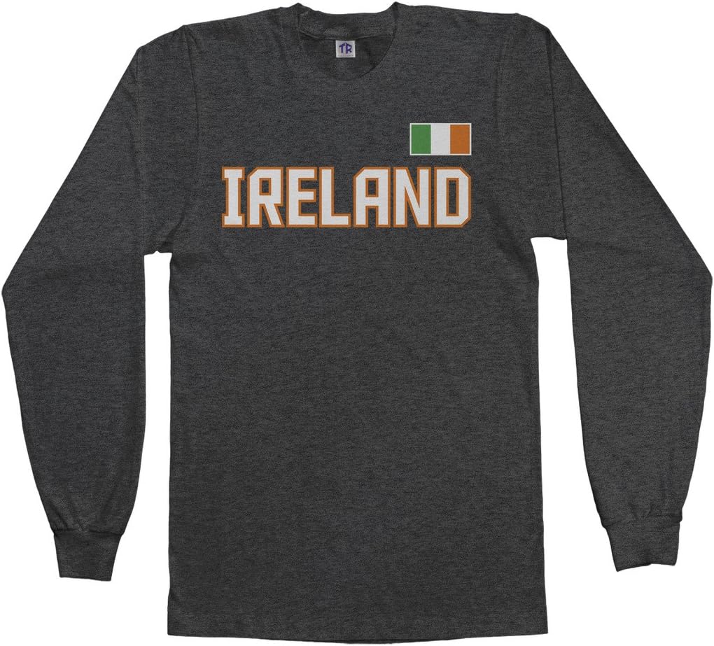 Threadrock Men's Ireland National Pride Long Sleeve T-Shirt