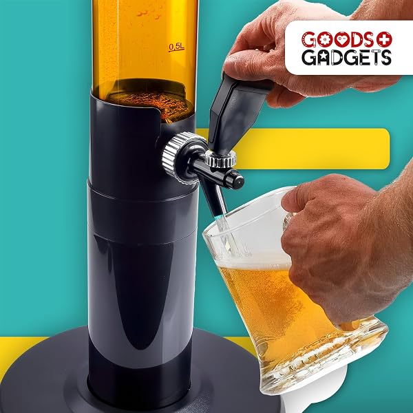 Colonne à bière de 5 litres Distributeur de bière pour fête avec robinet de soutirage - 2