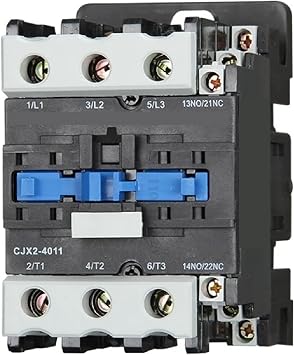 KIQPEEFK AC Contactor, CJX2 Series, 40A-95A, 2-Pole, 24V-380V, Model 4011/5011/6511/8011/9511