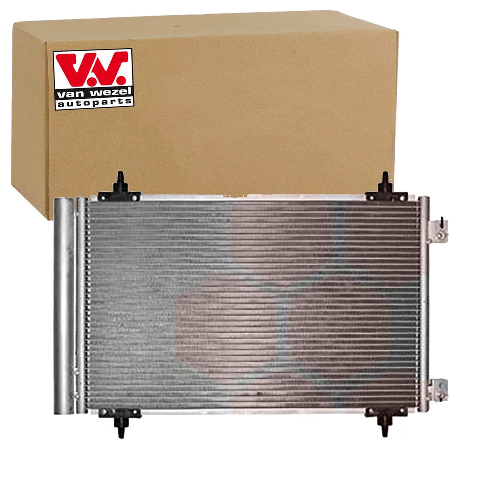 VAN WEZEL Condenseur (climatisation) 09005263 | Compatible avec: CITROËN C8, JUMPY II, JUMPY II Kasten, FIAT SCUDO Bus, SCUDO Kasten, SCUDO Pritsche/Fahrgestell, ULYSSE