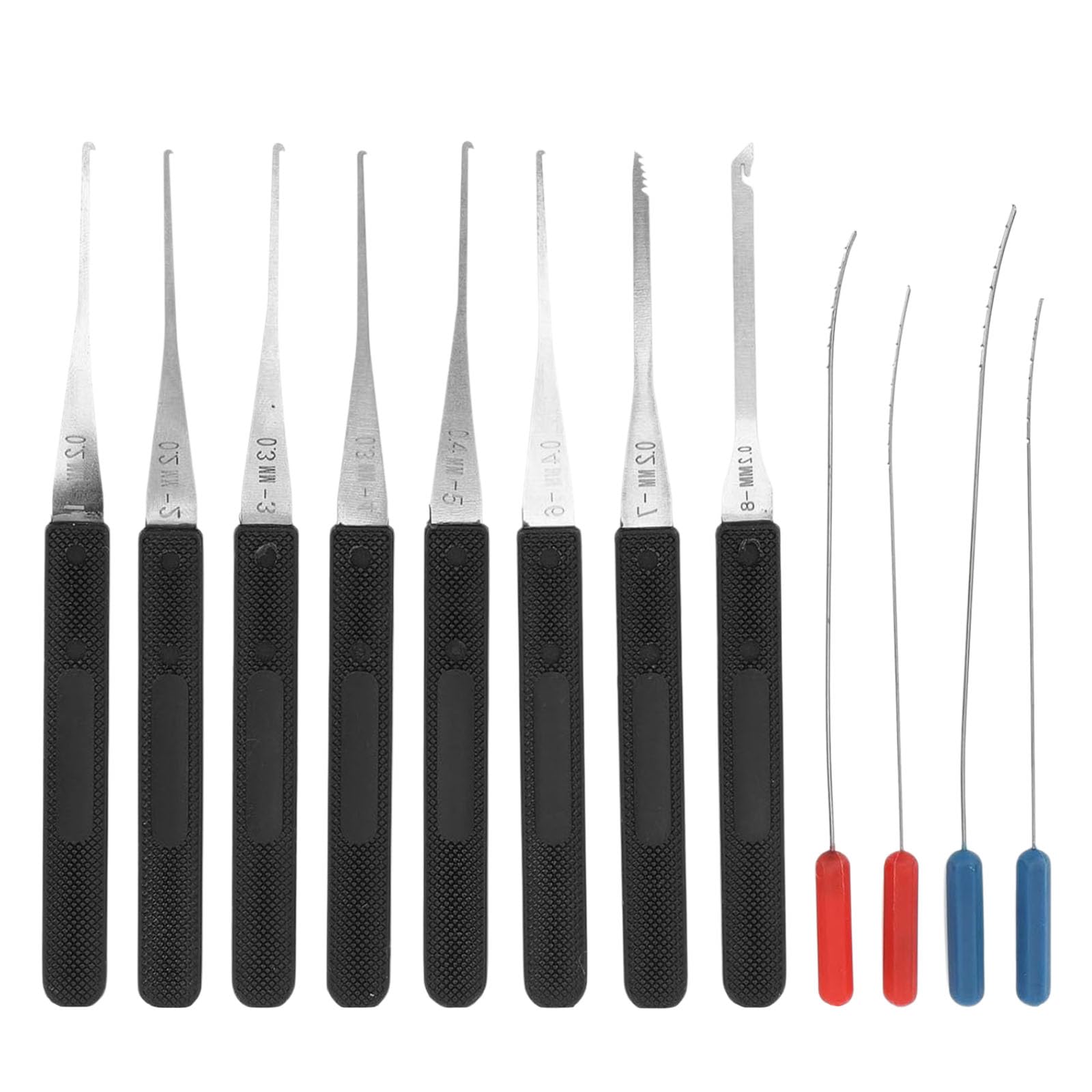 12 Estrattore Chiave Spezzata Strumenti per la Rimozione, Grimaldelli Riparazione e la Manutenzione Delle Chiavi rotte. Kit di Estrazione Chiavi per la Rimozione Delle Rotte.